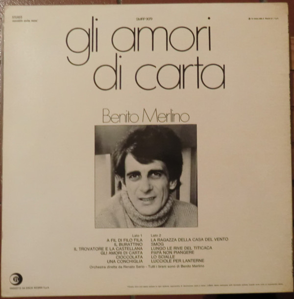 télécharger l'album Benito Merlino - Gli Amori Di Carta