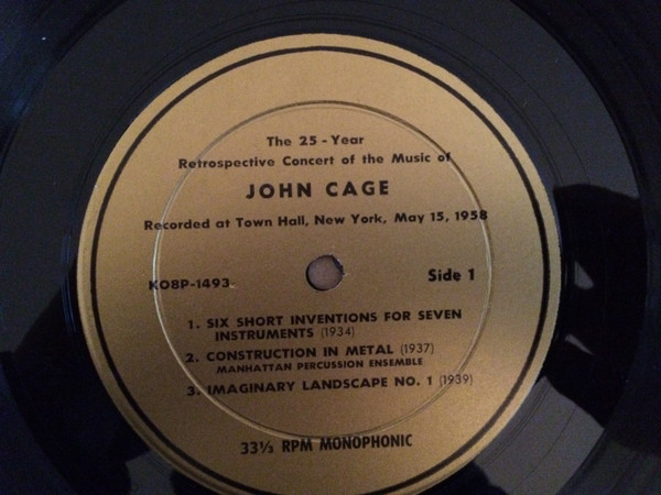 John Cage the 年回顧展コンサート 3 LPボックスオリジナル 新品