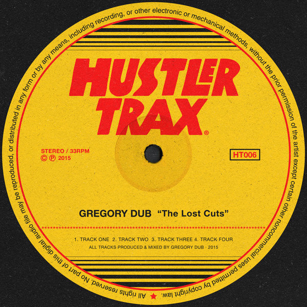 lataa albumi Gregory Dub - The Lost Cuts