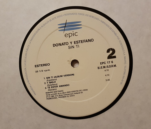 Album herunterladen Download Donato & Estefano - Sin Ti album