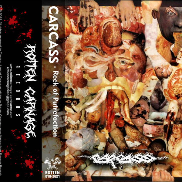 Carcass – Reek Of Putrefaction (2021, Cassette) - Discogs
