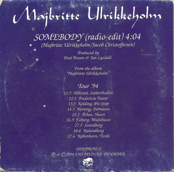 last ned album Majbritte Ulrikkeholm - Somebody