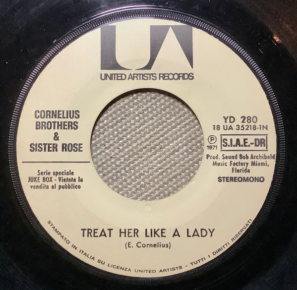 last ned album Cornelius Brothers & Sister Rose Moonlight - Treat Her Like A Lady Venitian Adagio