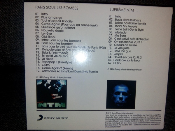 ladda ner album Suprême NTM - Paris Sous Les Bombes Supreme Ntm