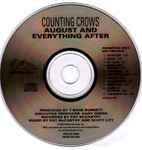 Cover of August And Everything After, 1993, CD