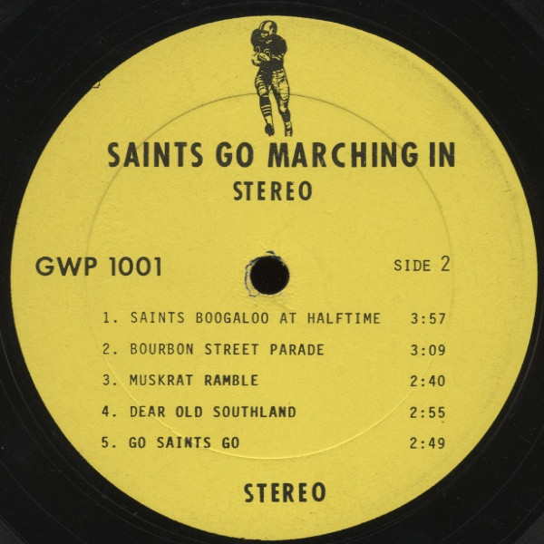 New Orleans Saints – Saints Go Marching In (1970, Vinyl) - Discogs