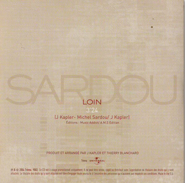 télécharger l'album Michel Sardou - Loin