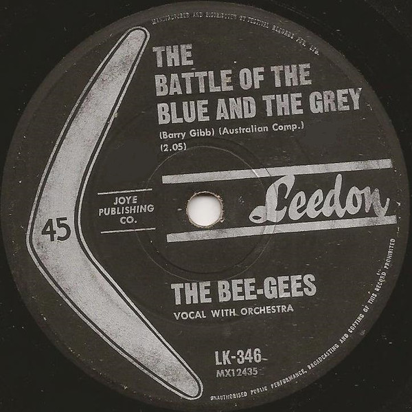 The Bee-Gees – The Battle Of The Blue And The Grey (1963, Vinyl