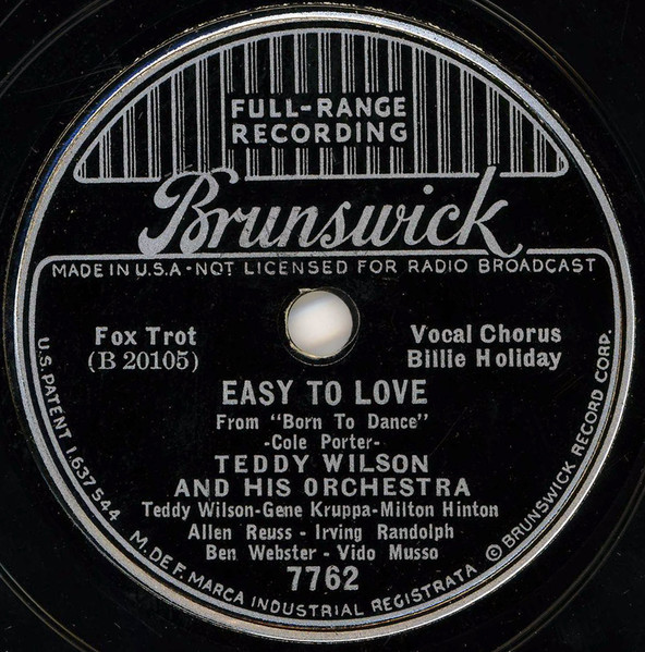Teddy Wilson And His Orchestra – Easy To Love / The Way You Look 