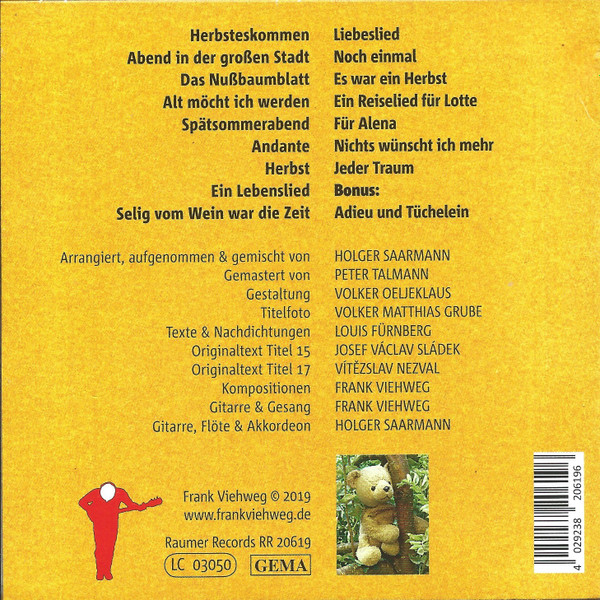 baixar álbum Frank Viehweg & Holger Saarmann - Herbsteskommen