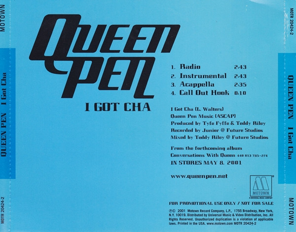 Queen Pen I Got Cha 2001 CD Discogs