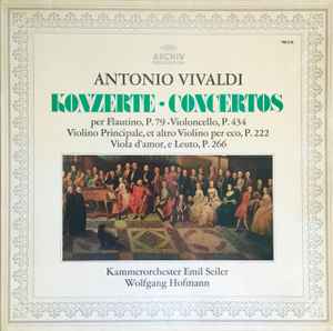 Antonio Vivaldi - Konzerte • Concertos