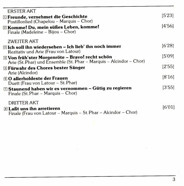 descargar álbum Adam Gedda Pütz Crass Klarwein Chor Der Bayerischen Staatsoper München Bayerisches Staatsorchester Lehan - Der Postillon Von Lonjumeau Großer Querschnitt