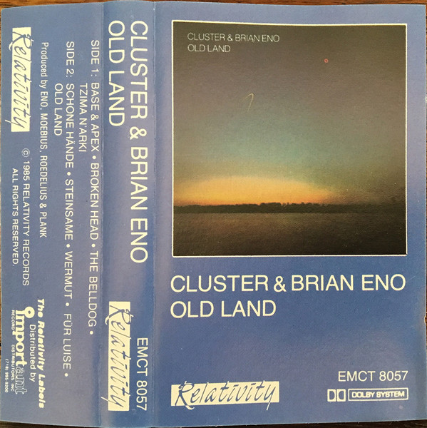 Cluster & Brian Eno – Old Land (1985, Cassette) - Discogs