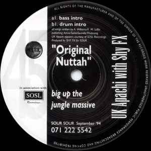 Original Nuttah - UK Apachi With Shy FX