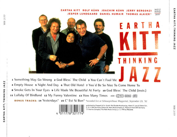 descargar álbum Eartha Kitt - Thinking Jazz