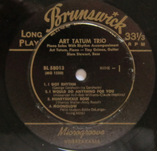descargar álbum Art Tatum Trio - Piano Solos With Rhythm Accompaniment