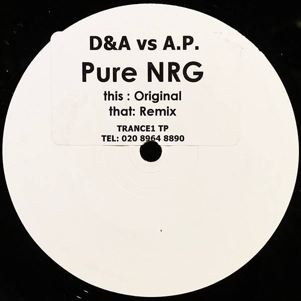 Domestic & Astrix vs Astral Projection – Pure NRG (2002, Stickered