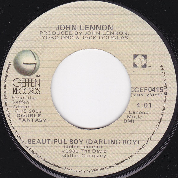 John Lennon: Woman / Beautiful Boys - Geffen - 7  