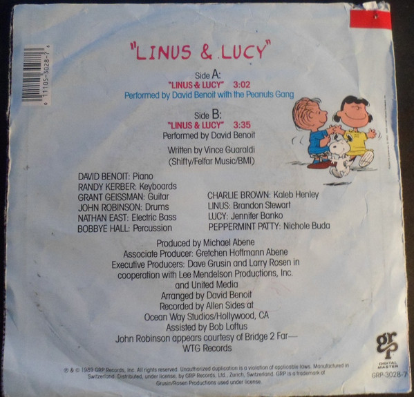 baixar álbum David Benoit With The Peanuts Gang - Linus Lucy