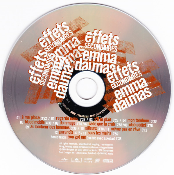 télécharger l'album Emma Daumas - Effets Secondaires