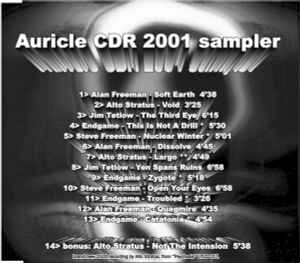 Various - Auricle CDR 2001 Sampler album cover