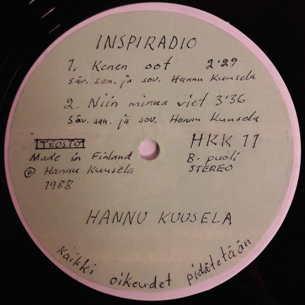 last ned album Hannu Kuusela - Inspiradio