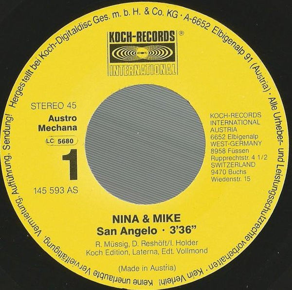 Album herunterladen Nina & Mike - San Angelo