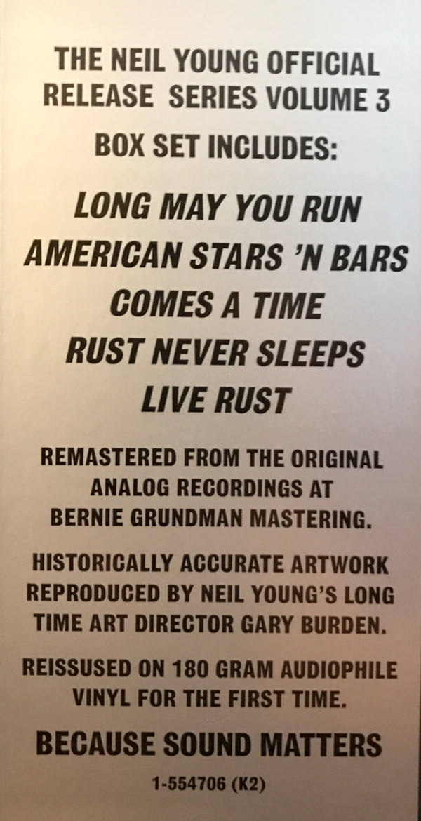 Neil Young - Official Release Series Discs 8.5 - 12 | Reprise Records (9362-49204-5) - 2