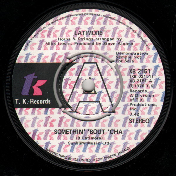 Latimore Somethin Bout Cha 1976 Vinyl Discogs