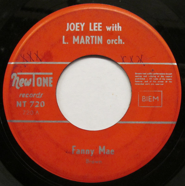 Joey Lee With L. Martin Orch. – Fanny Mae / Heep Hoop (1961, Vinyl) -  Discogs
