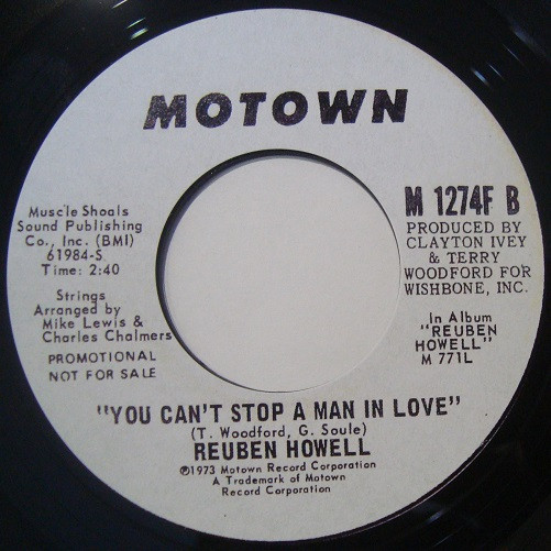 baixar álbum Reuben Howell - You Cant Stop A Man In Love