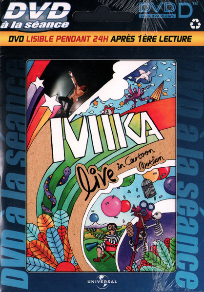 MIKA LIVE IN CARTOON NOTION EN DVD ET 1 CD - DVD OCCASION