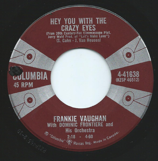 ladda ner album Frankie Vaughan - Hey You With The Crazy Eyes
