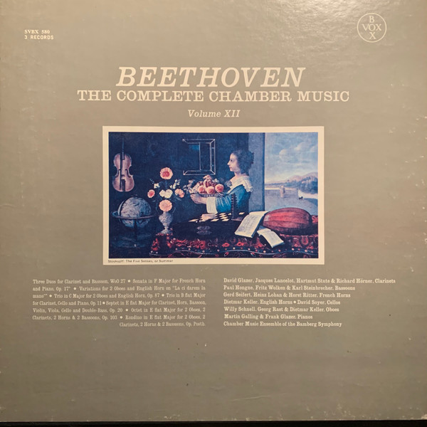 Beethoven – The Complete Chamber Music Volume XII (Box Set) - Discogs