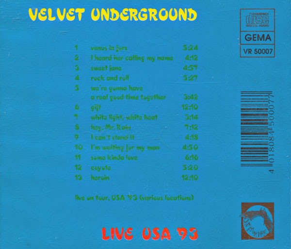 Album herunterladen Velvet Underground - Live USA 93