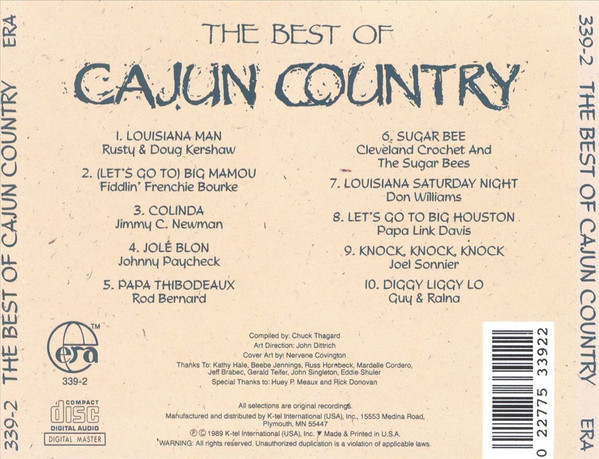 last ned album Download Various - The Best Of Cajun Country album