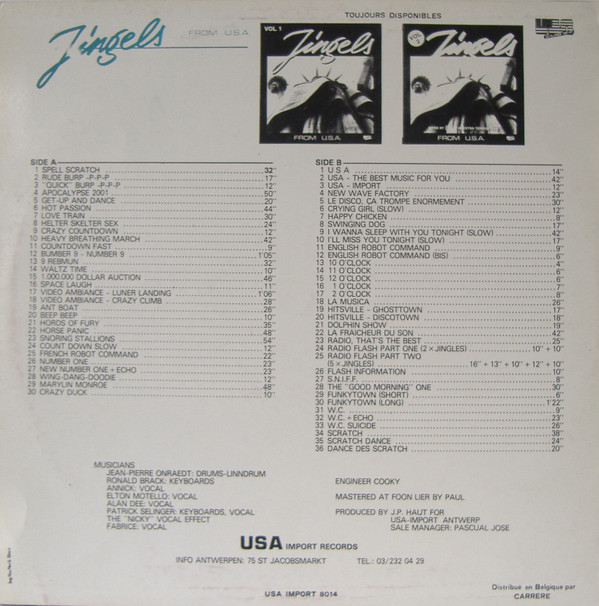 télécharger l'album Unknown Artist - 70 Jingels From USA Vol3