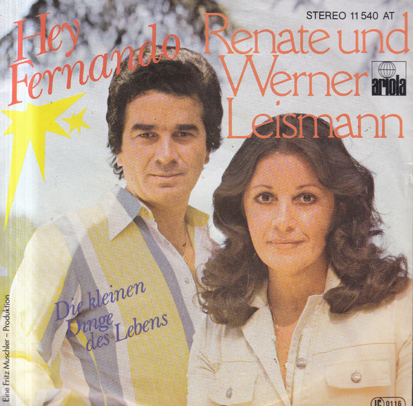 lataa albumi Renate Und Werner Leismann - Hey Fernando