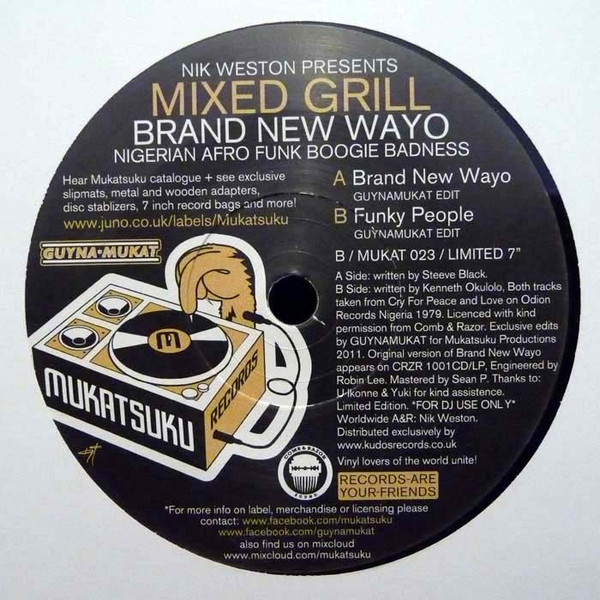 Nik Weston Presents Mixed Grill – Brand New Wayo - Nigerian Afro