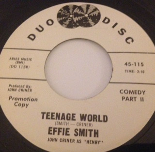 last ned album Effie Smith - Teenage World