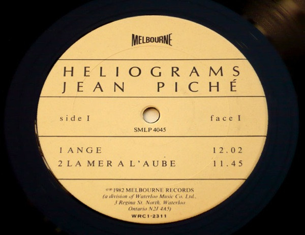 ladda ner album Jean Piché - Heliograms