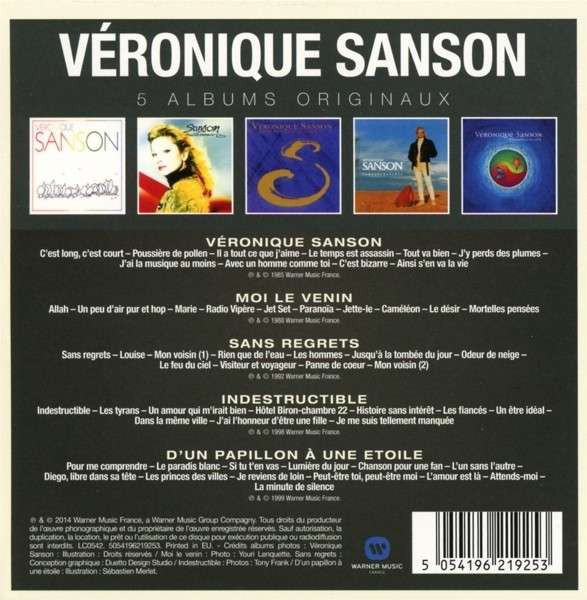 descargar álbum Download Véronique Sanson - 5 Albums Originaux album