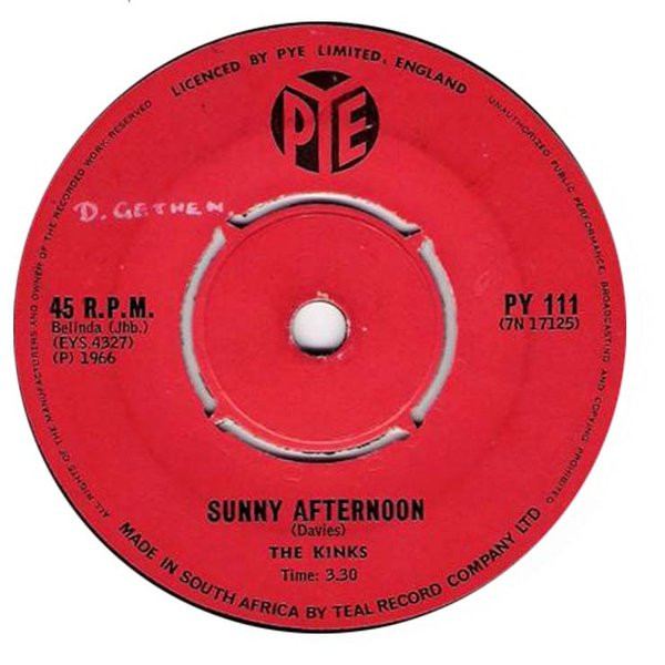 KINKS-Sunny Afternoon (France Orig.LP/CFS)-