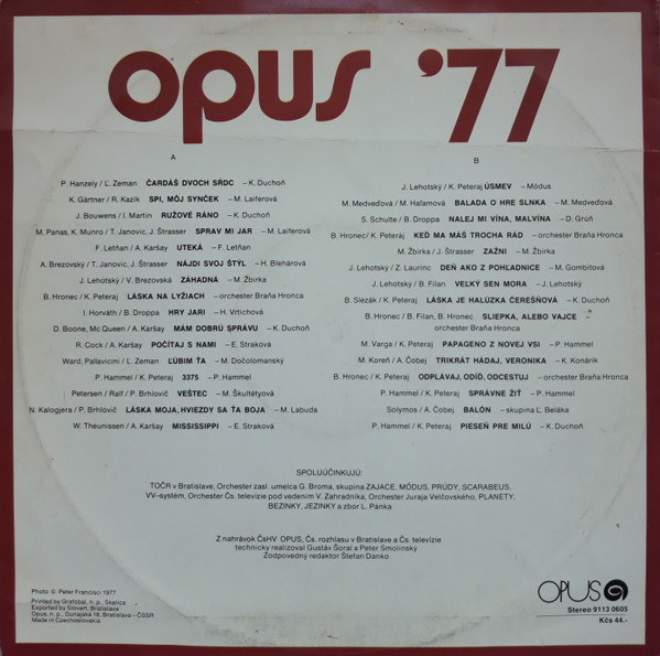 ladda ner album Various - Opus 77