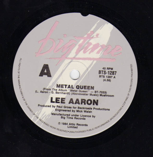 Lee Aaron – Metal Queen (1984, Vinyl) - Discogs