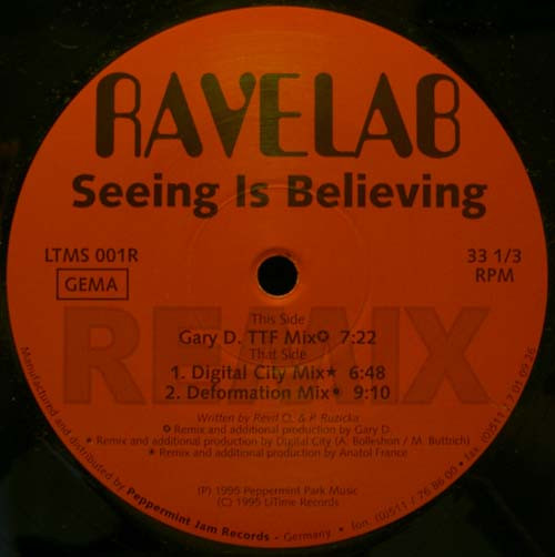 last ned album Ravelab - Seeing Is Believing Remix