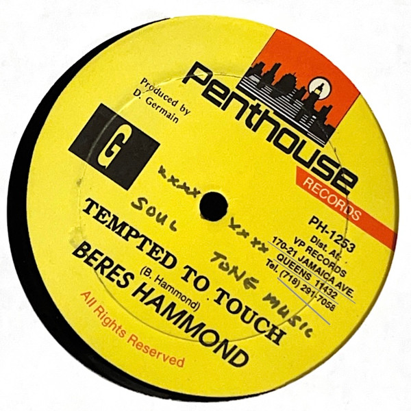 Beres Hammond – Tempted To Touch (1990, Vinyl) - Discogs