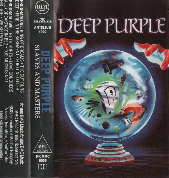 Deep Purple – Slaves And Masters (1990, Cassette) - Discogs