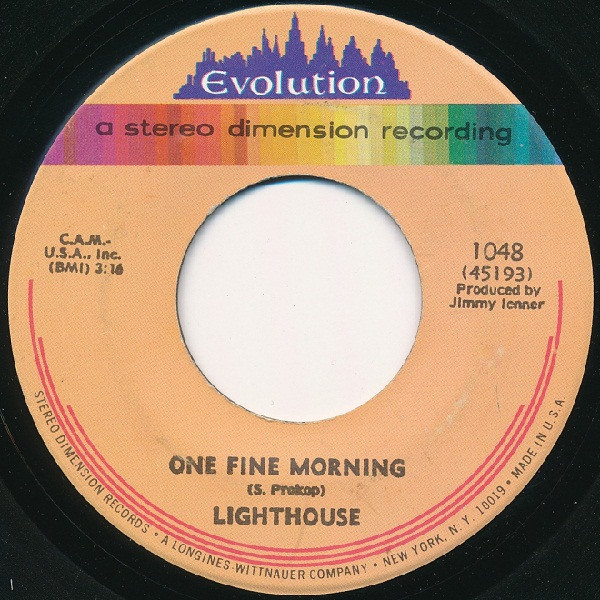 Lighthouse – One Fine Morning (1971, Vinyl) - Discogs